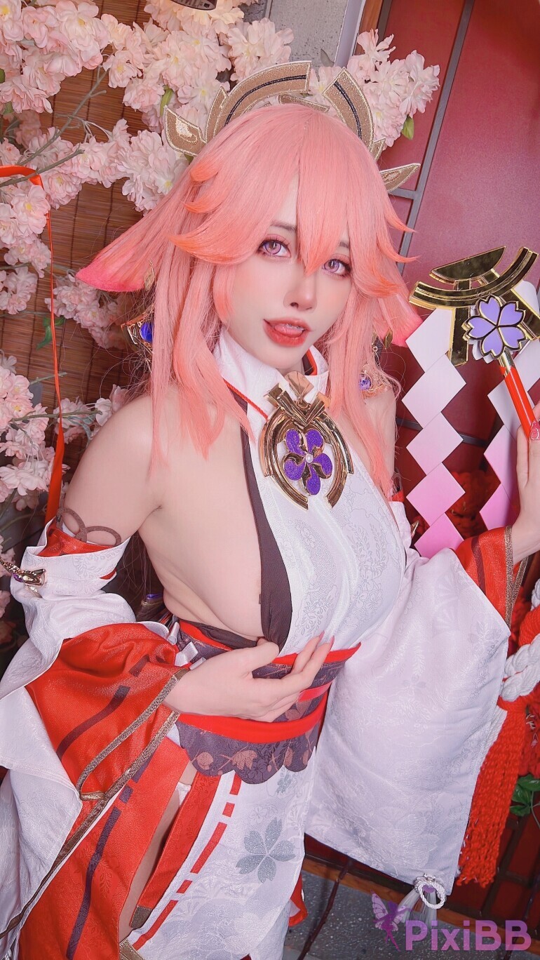 Coser-Byoru-Yae-Miko-x-Raiden-Shogun-PixiBB.COM-060