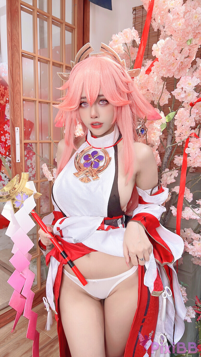 Coser-Byoru-Yae-Miko-x-Raiden-Shogun-PixiBB.COM-068