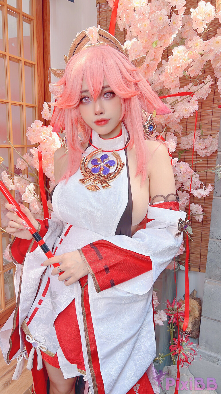 Coser-Byoru-Yae-Miko-x-Raiden-Shogun-PixiBB.COM-069