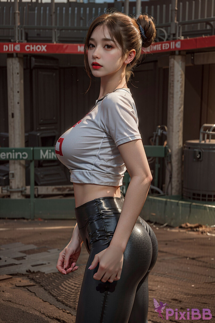 Sexy Baseball Girl Women Sports PixiBB 08