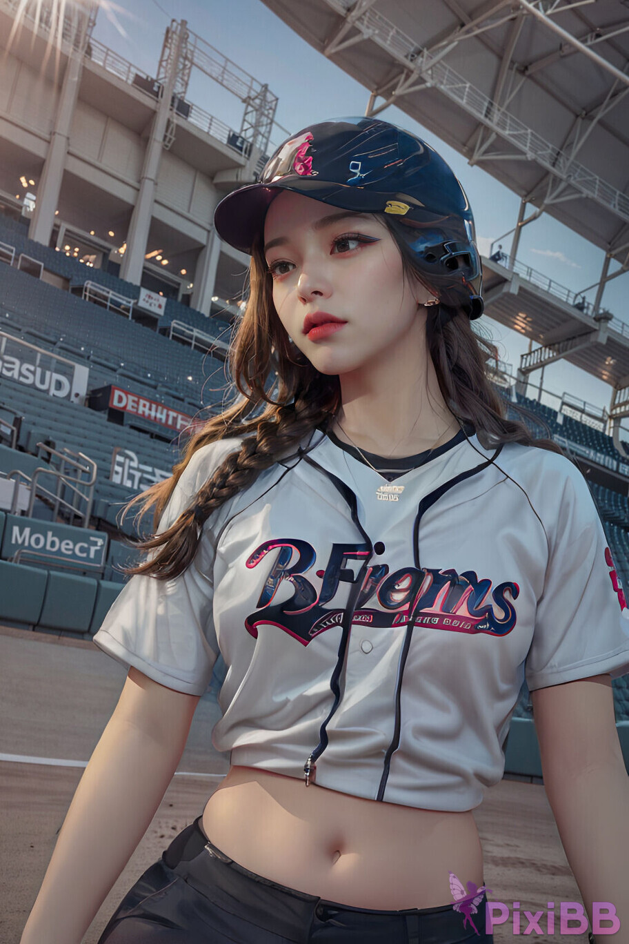 Sexy Baseball Girl Women Sports PixiBB 11