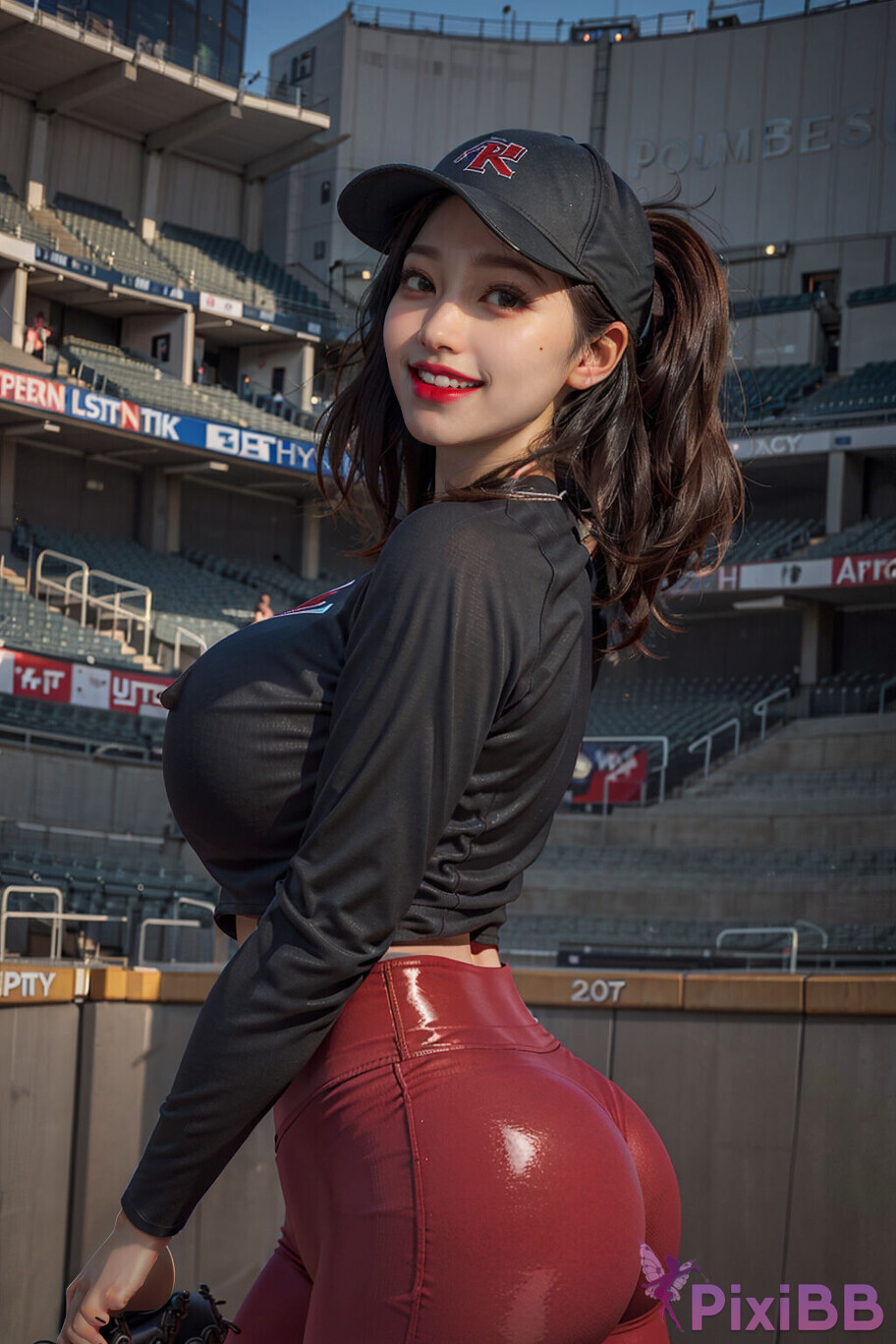 Sexy Baseball Girl Women Sports PixiBB 12