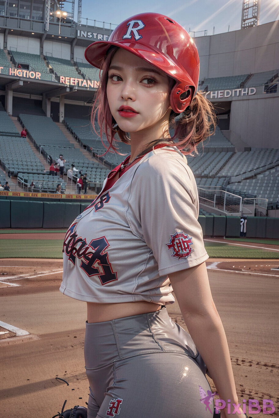 Sexy Baseball Girl Women Sports PixiBB 13