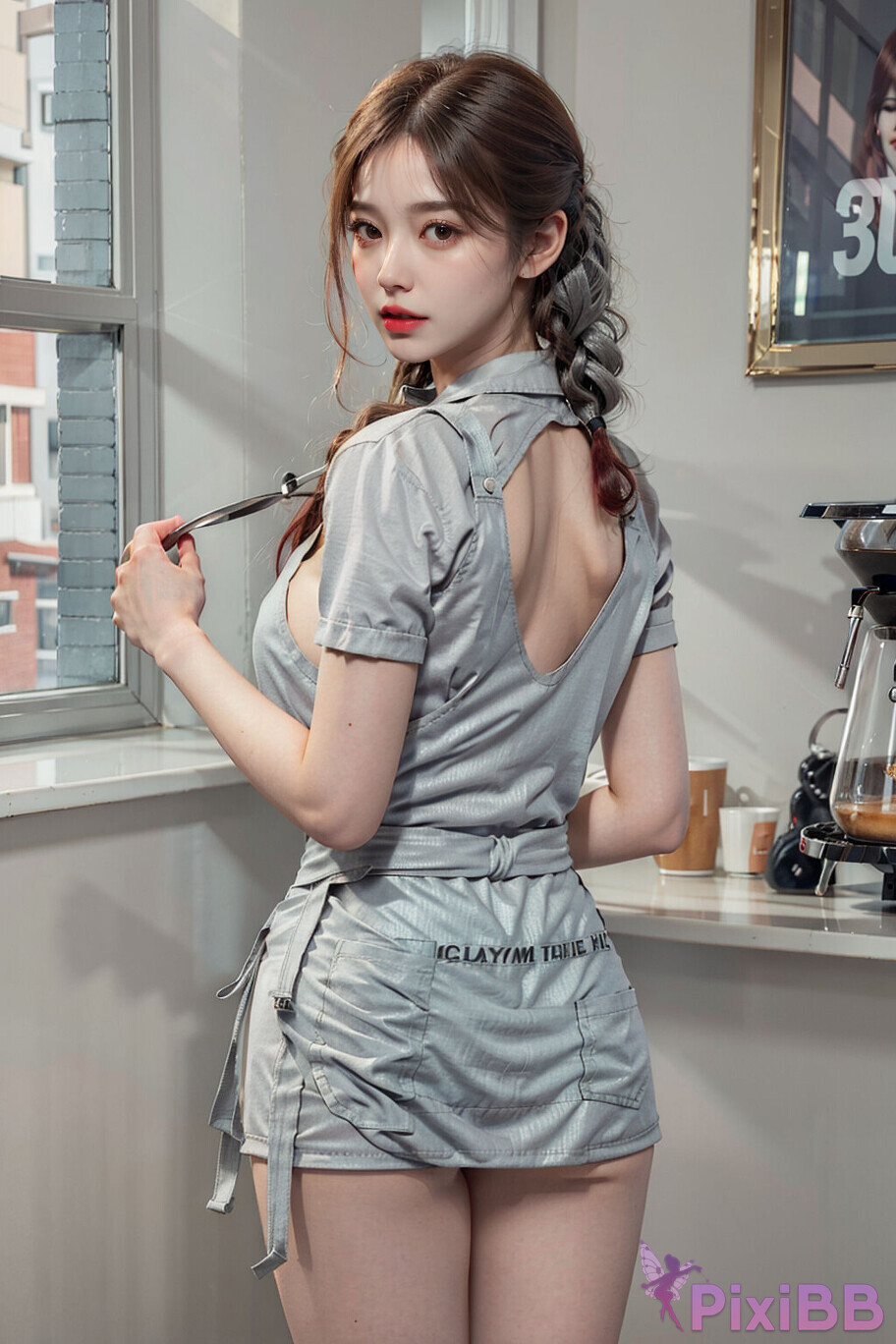 Sexy-Girl-in-Apron-Kitchen-Outfit-PixiBB-05