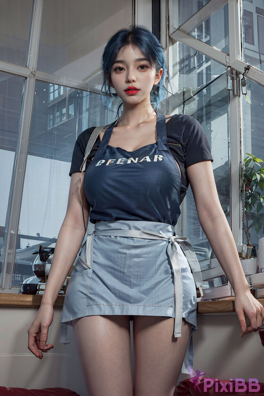 Sexy-Girl-in-Apron-Kitchen-Outfit-PixiBB-09