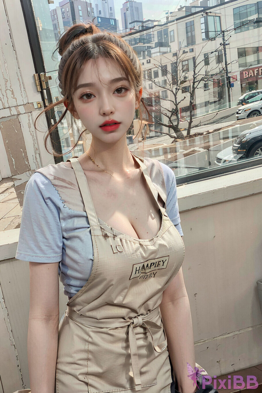 Sexy-Girl-in-Apron-Kitchen-Outfit-PixiBB-14