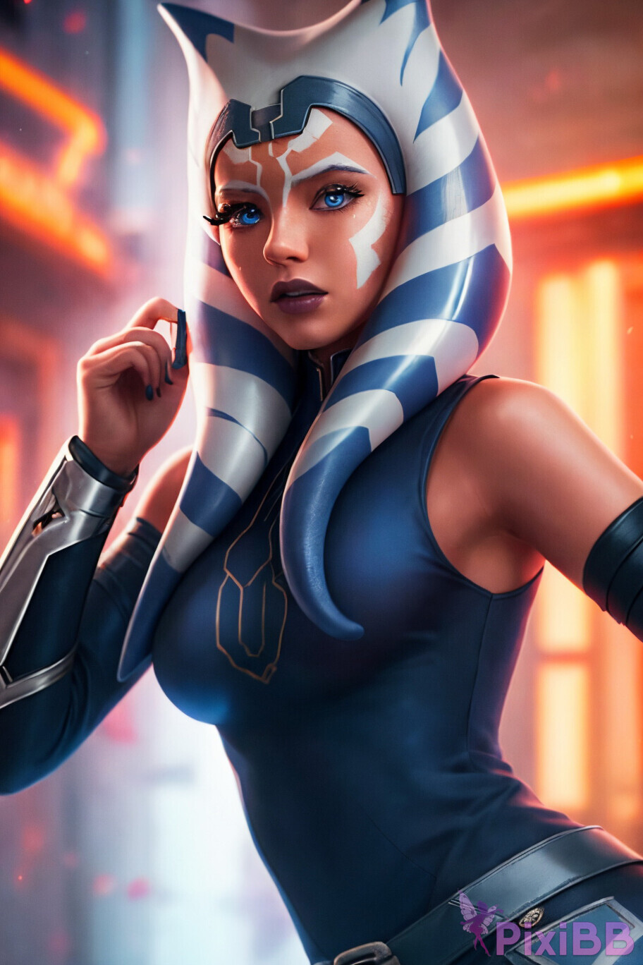 Ahsoka Tano Star Wars Sexy Alien Girl PixiBB 09