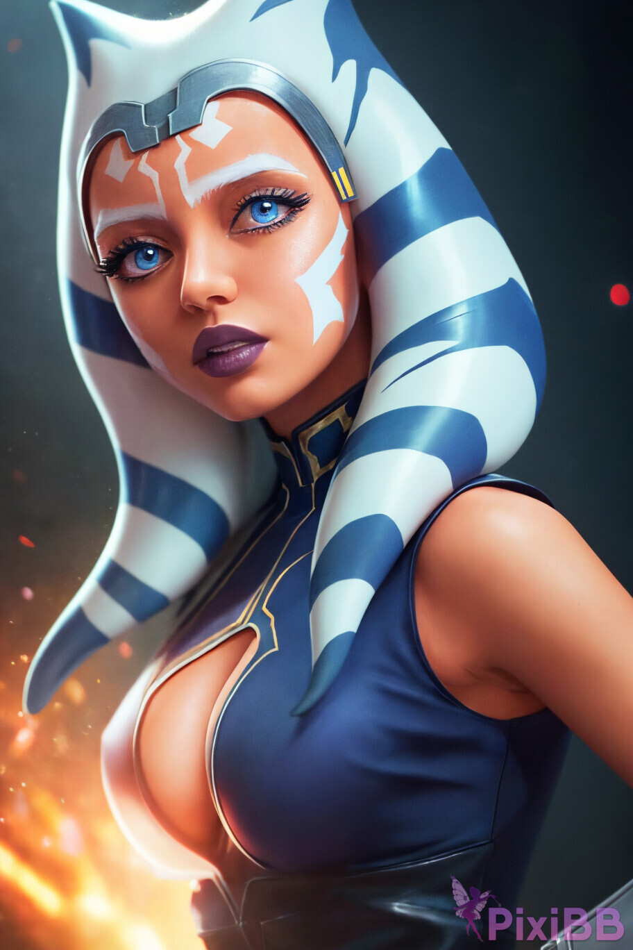 Ahsoka Tano Star Wars Sexy Alien Girl PixiBB 15