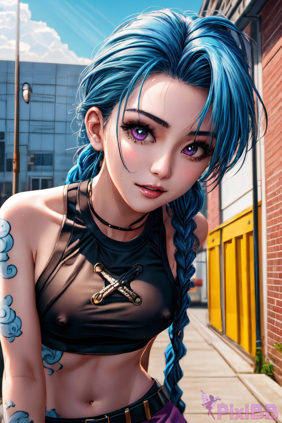 Jinx League of Legends Hot Wallpaper PixiBB 01