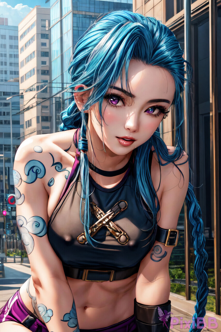 Jinx League of Legends Hot Wallpaper PixiBB 02