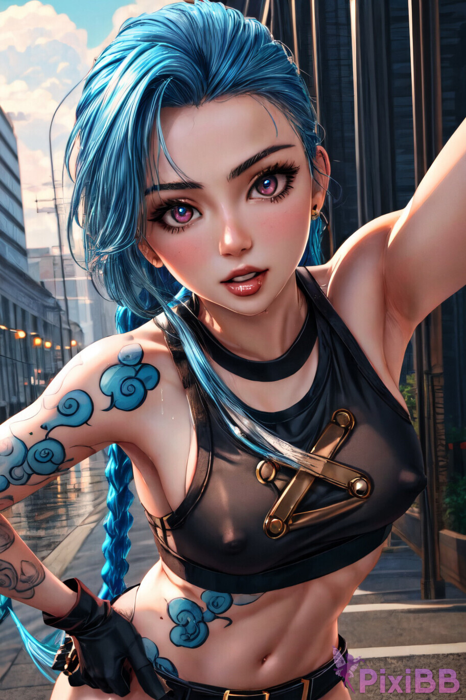 Jinx League of Legends Hot Wallpaper PixiBB 03