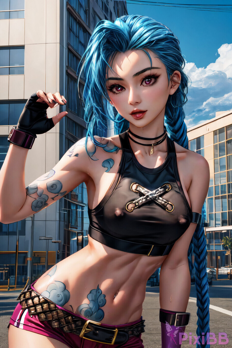 Jinx League of Legends Hot Wallpaper PixiBB 04