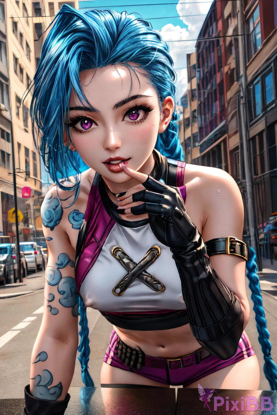 Jinx League of Legends Hot Wallpaper PixiBB 09