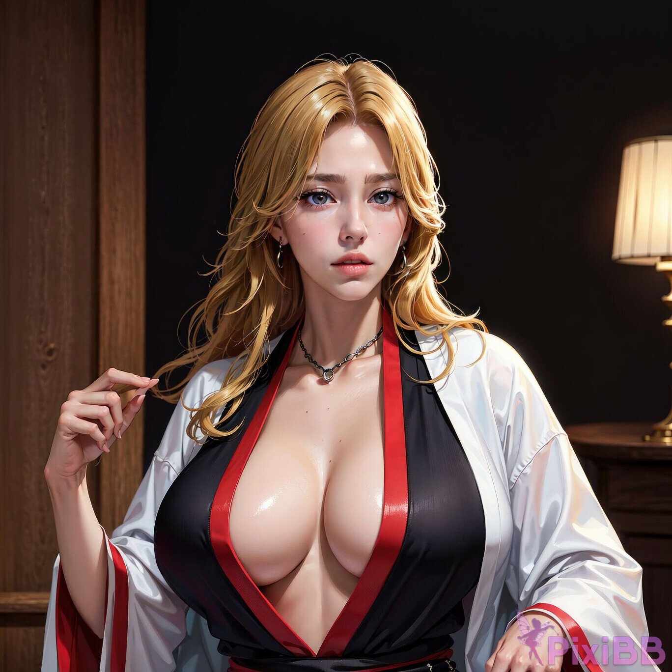 Rangiku Matsumoto Bleach AI Cosplay PixiBB 11