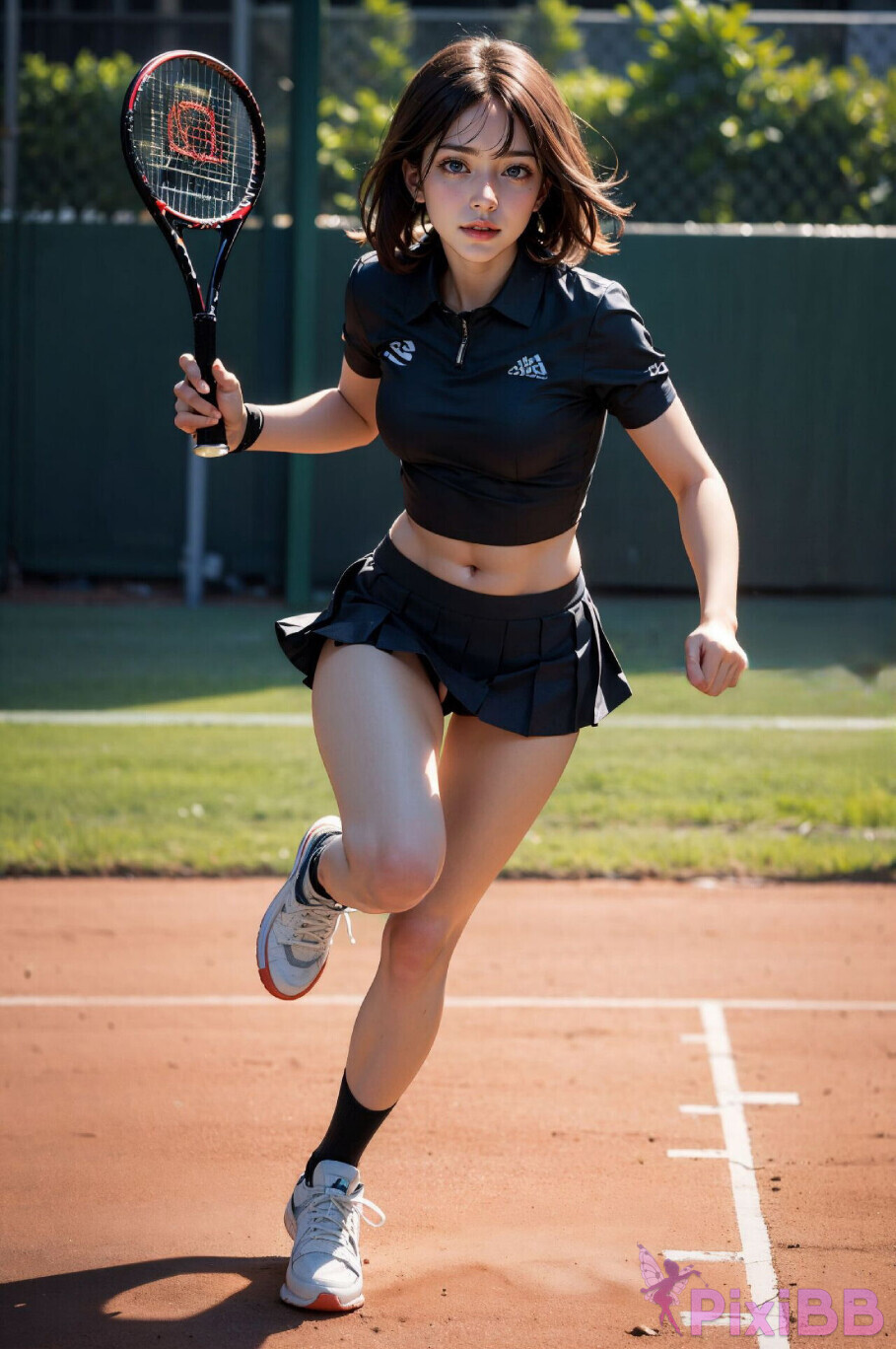 Tennis Girls Hot and Sexy Skirt Outfit PixiBB 19