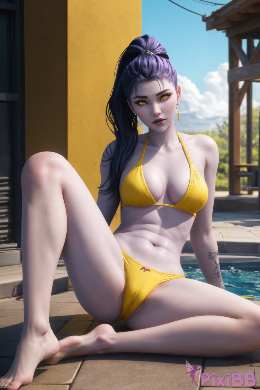 WidowmakerOverwatch Sexy AI Cosplay 17