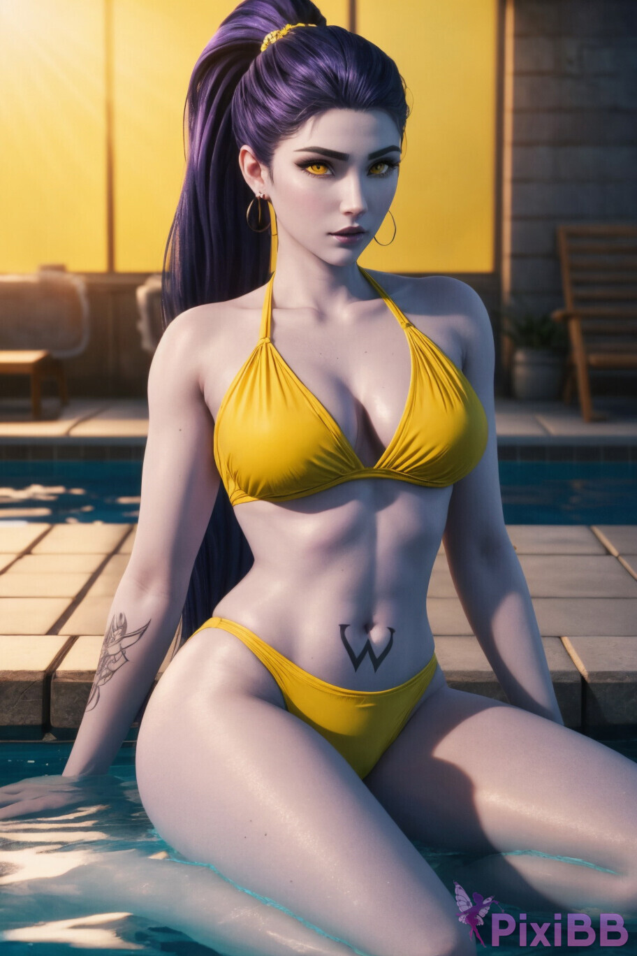 WidowmakerOverwatch Sexy AI Cosplay 25