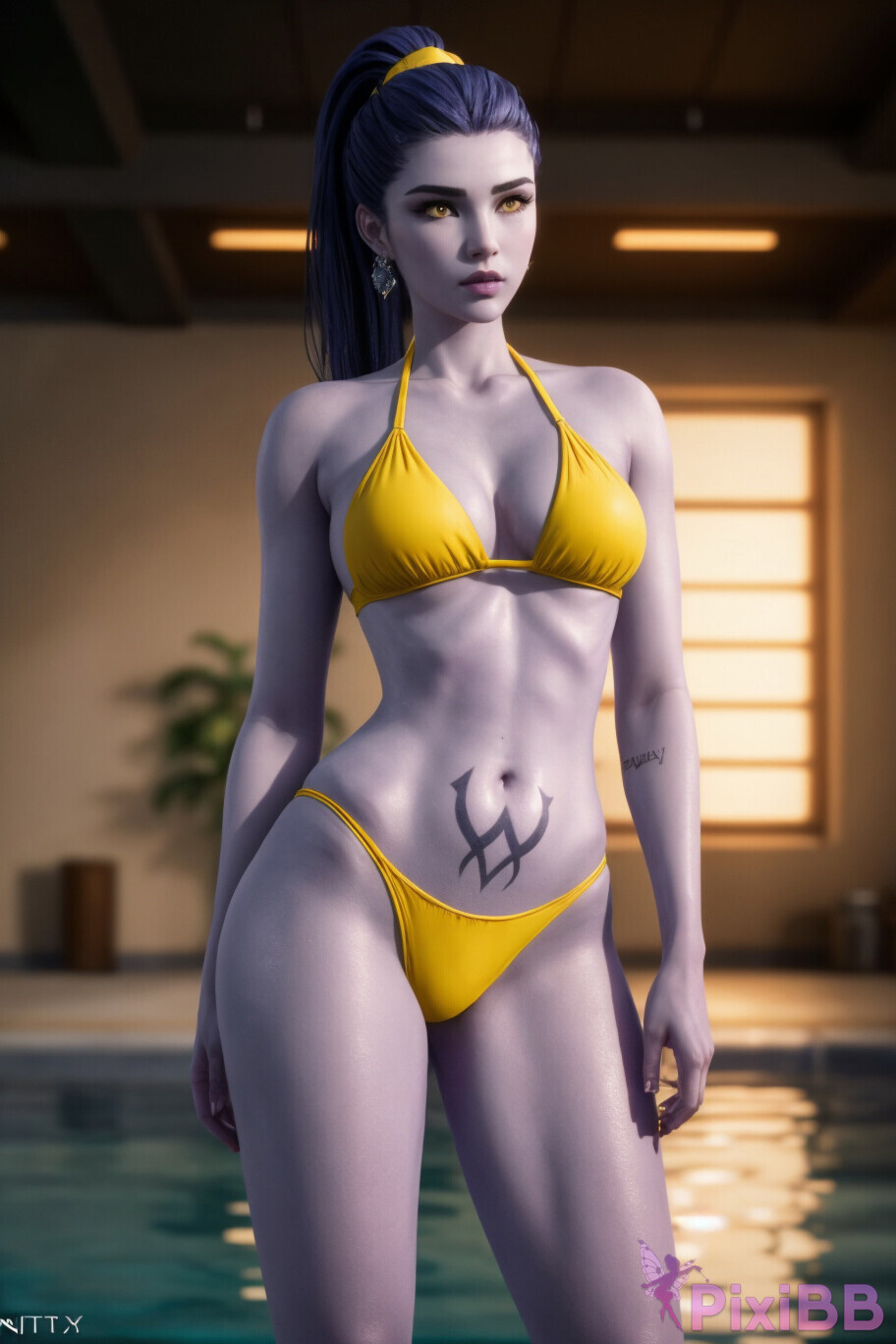 WidowmakerOverwatch Sexy AI Cosplay 27