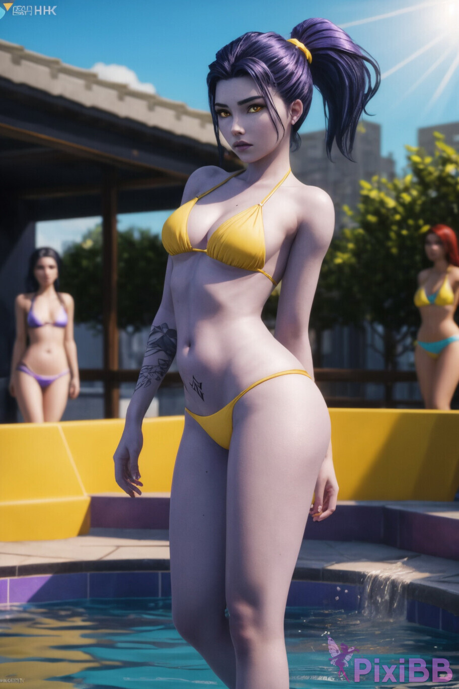 WidowmakerOverwatch Sexy AI Cosplay 28