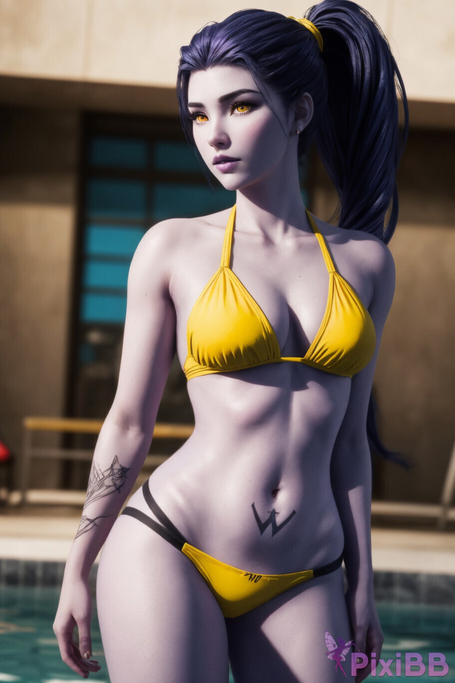 WidowmakerOverwatch Sexy AI Cosplay 33