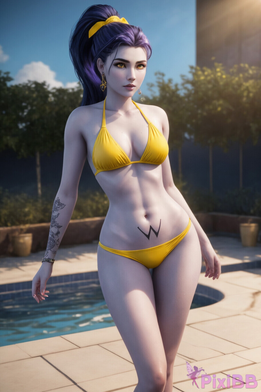 WidowmakerOverwatch Sexy AI Cosplay 43