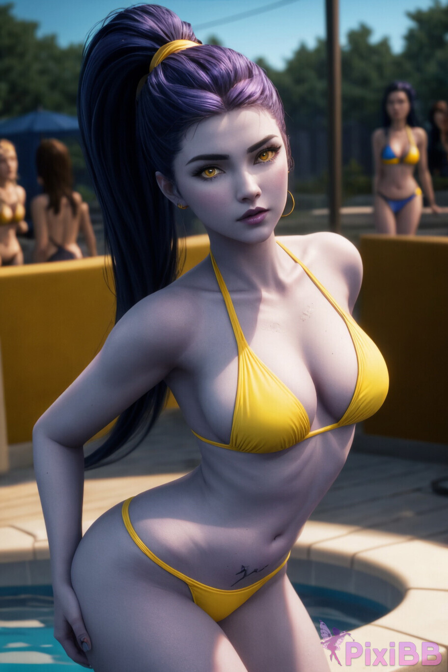 WidowmakerOverwatch Sexy AI Cosplay 46