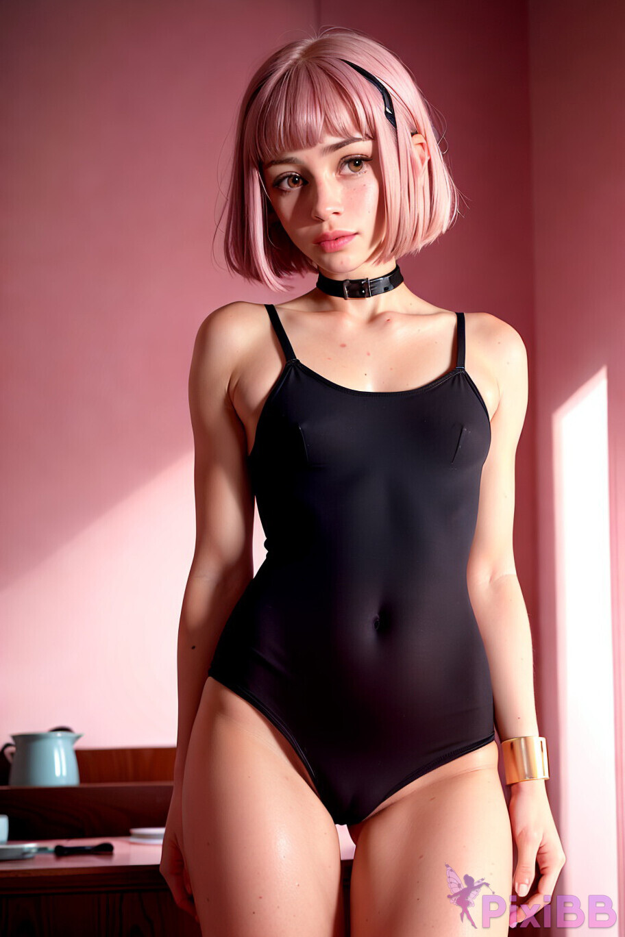 Beautiful Pink Haired Girl PixiBB 20