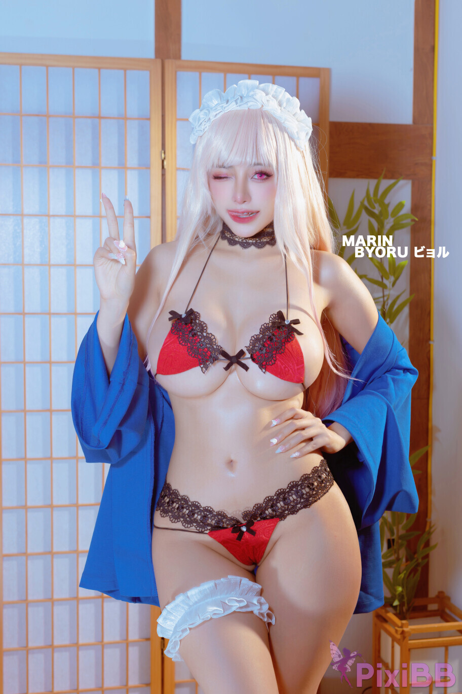 Coser Byoru Marin Red Lingerie PixiBB.COM 015
