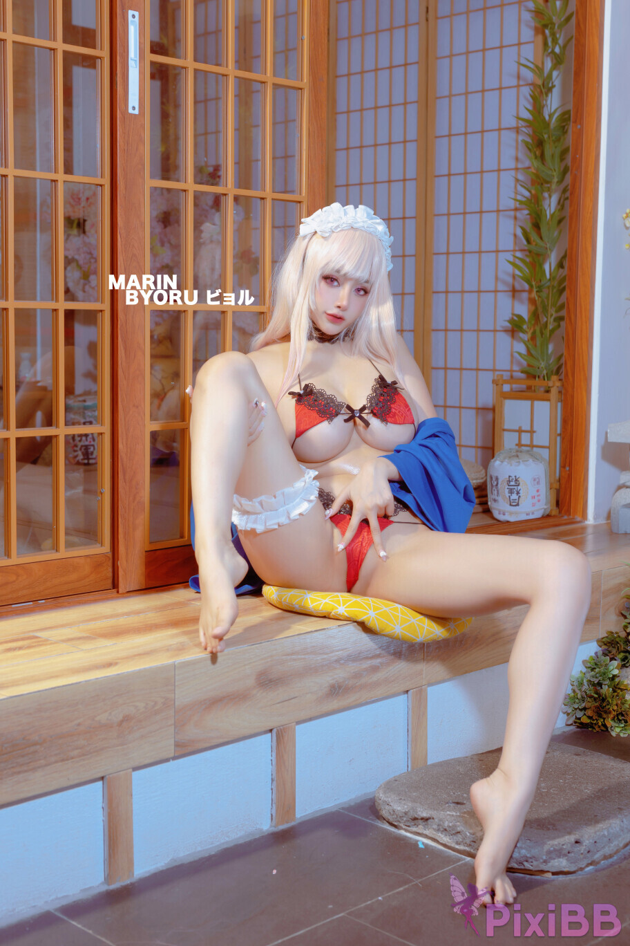Coser Byoru Marin Red Lingerie PixiBB.COM 039