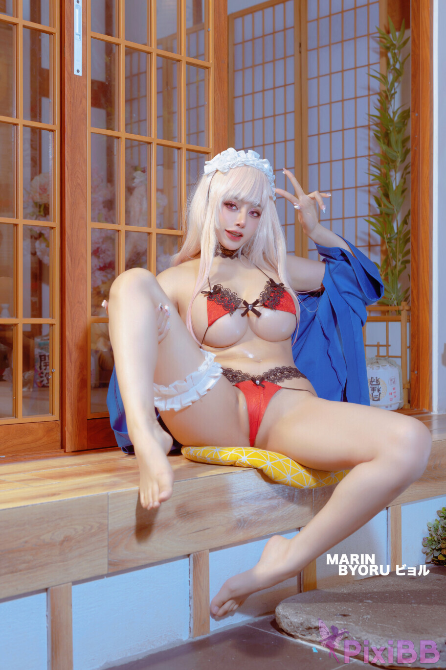 Coser Byoru Marin Red Lingerie PixiBB.COM 040