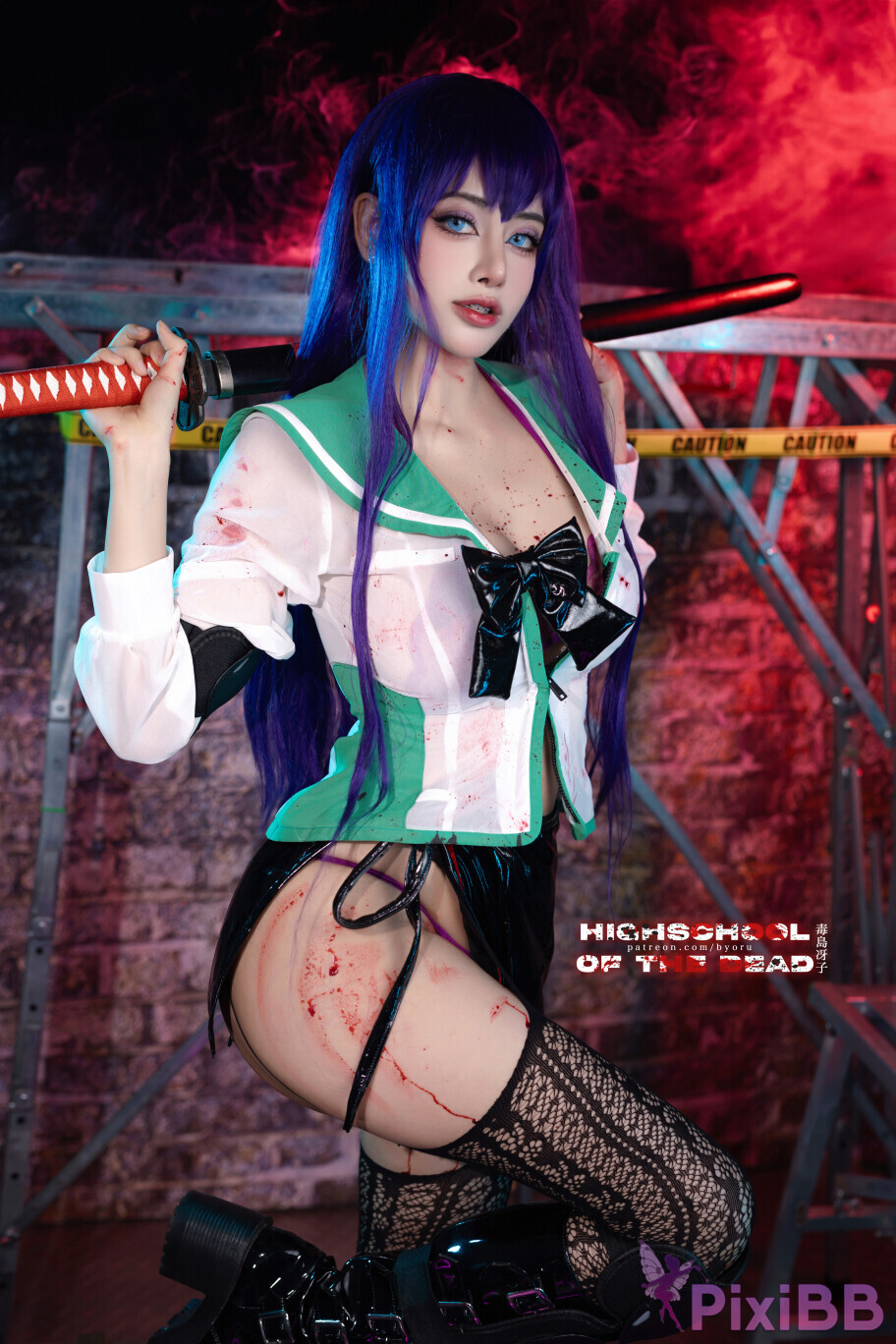 Coser Byoru Saeko Busujima PixiBB.COM 001