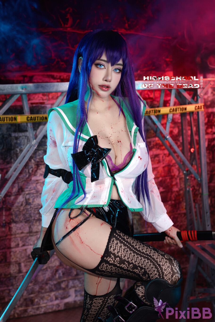 Coser Byoru Saeko Busujima PixiBB.COM 002