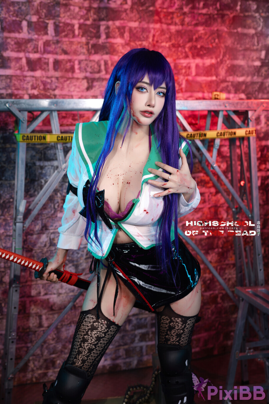 Coser Byoru Saeko Busujima PixiBB.COM 003