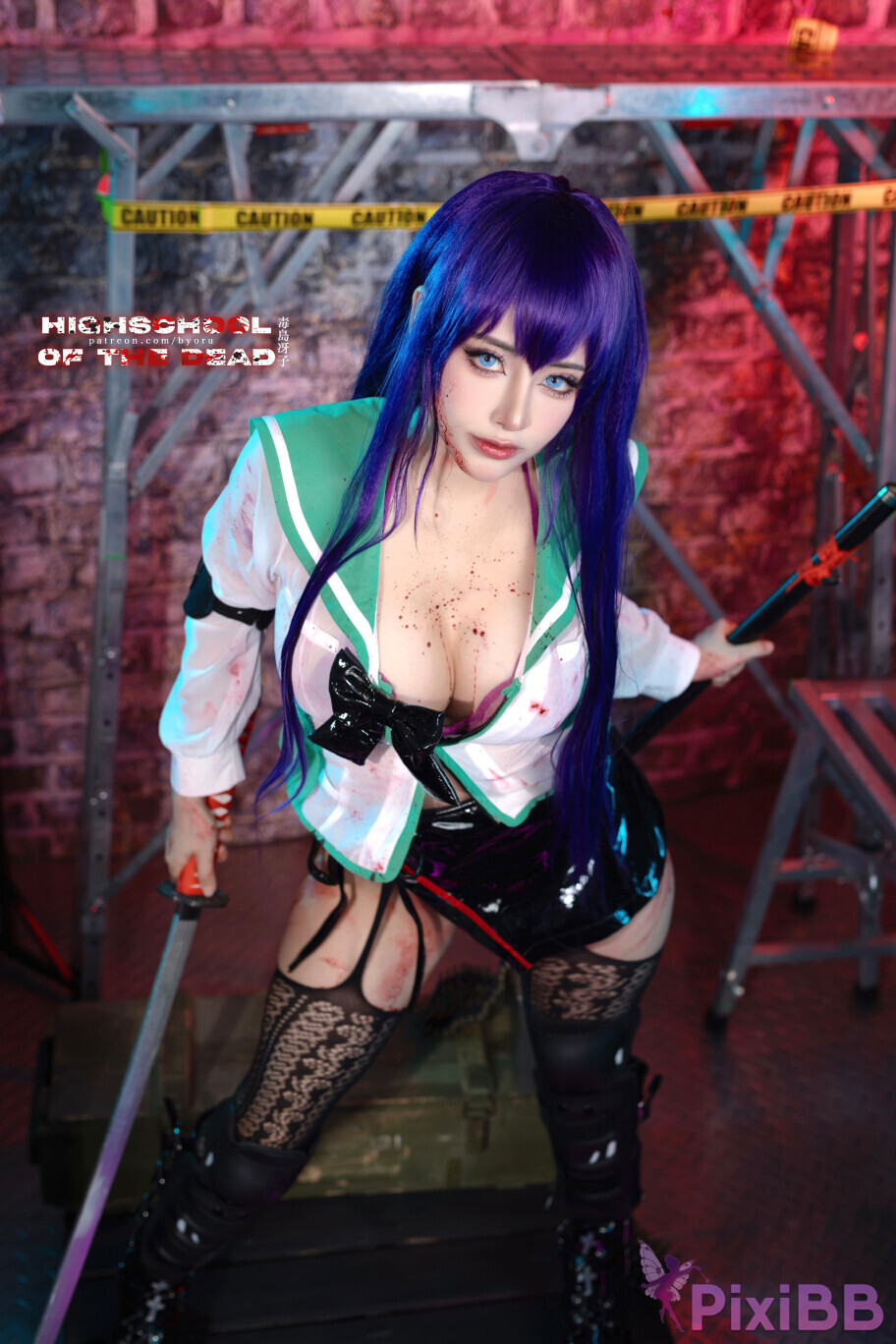 Coser Byoru Saeko Busujima PixiBB.COM 004