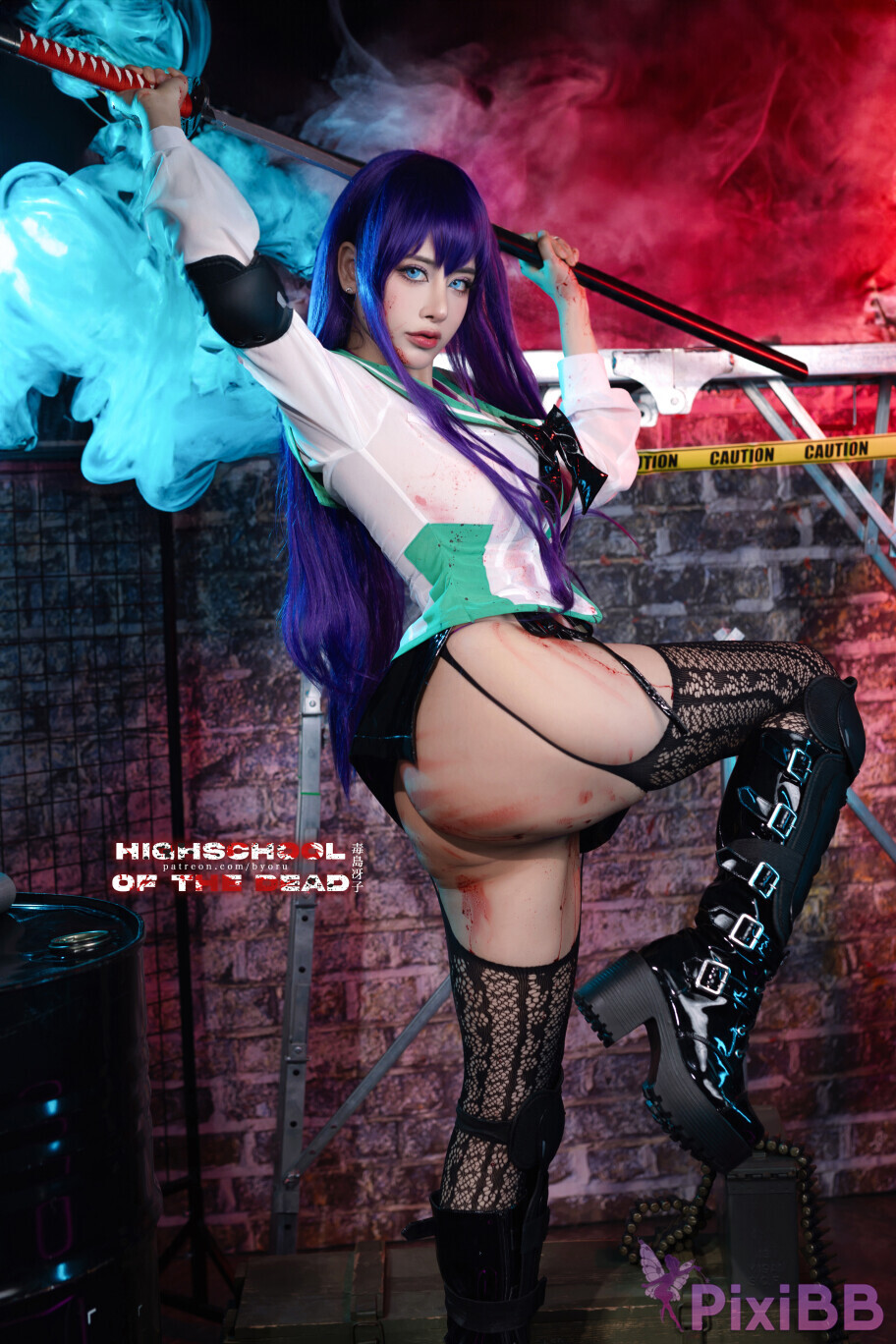 Coser Byoru Saeko Busujima PixiBB.COM 005