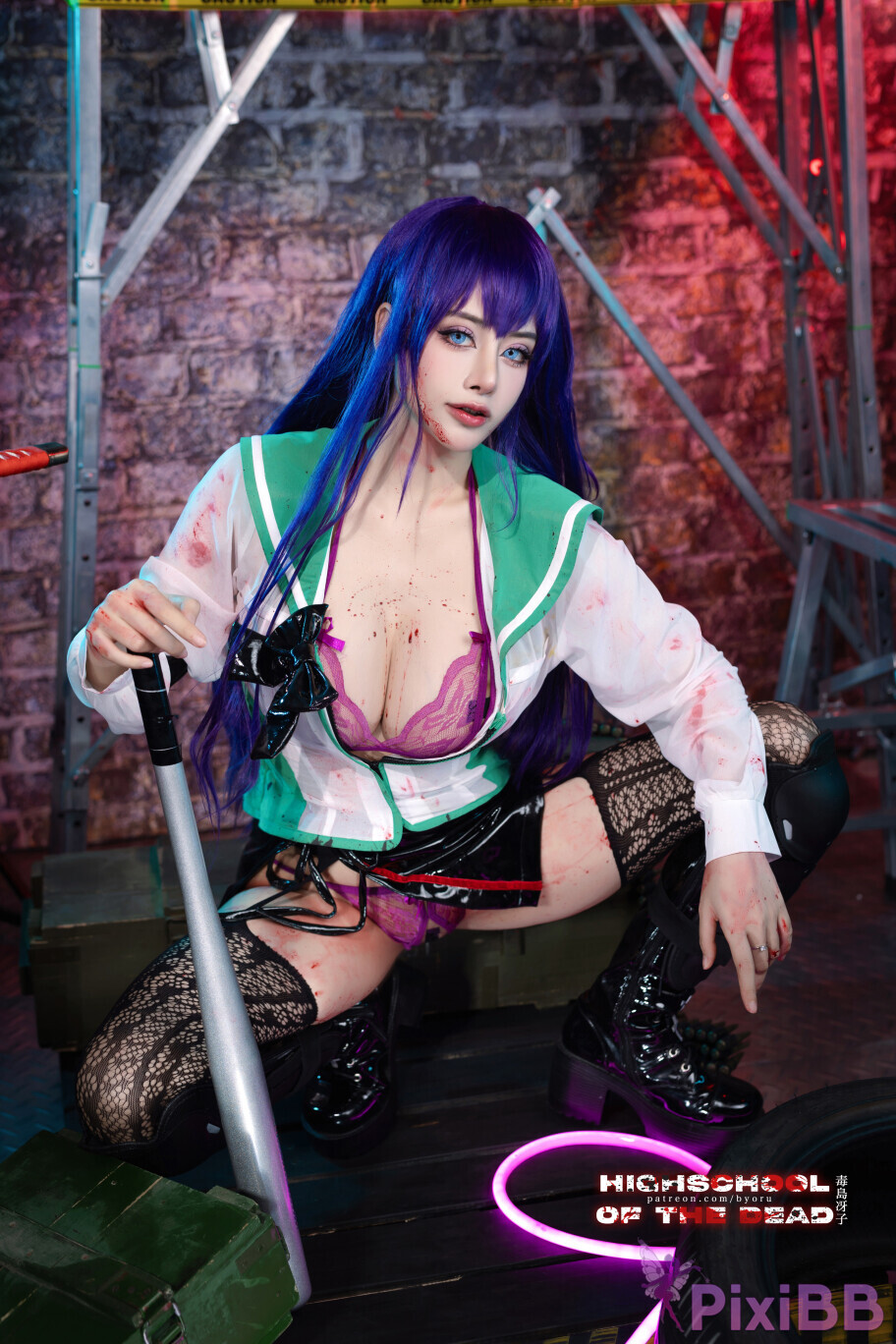 Coser Byoru Saeko Busujima PixiBB.COM 007