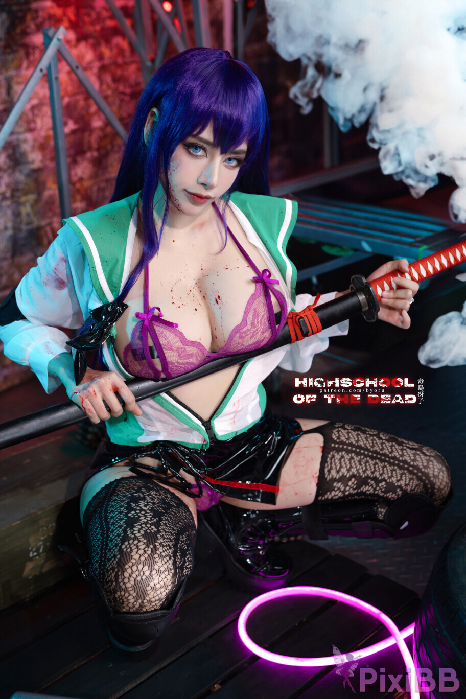 Coser Byoru Saeko Busujima PixiBB.COM 010