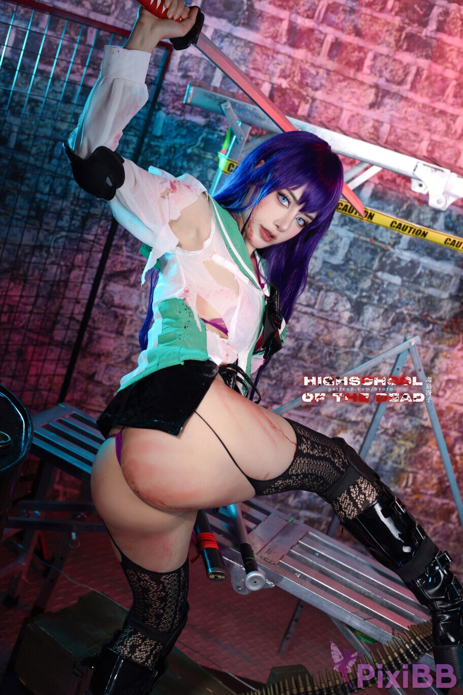 Coser Byoru Saeko Busujima PixiBB.COM 013