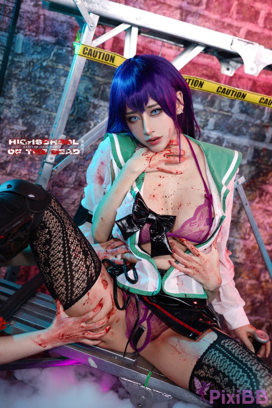 Coser Byoru Saeko Busujima PixiBB.COM 014