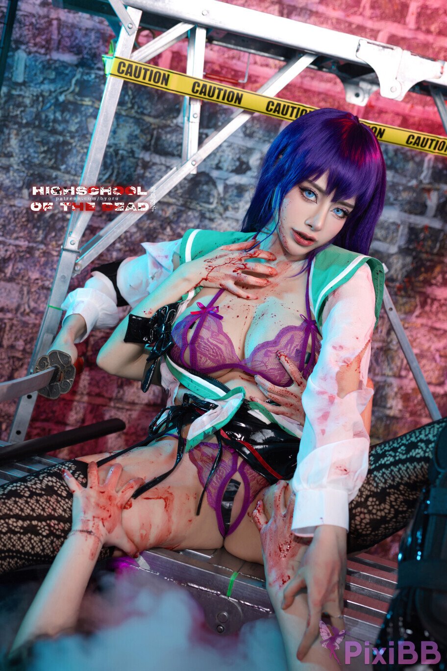 Coser Byoru Saeko Busujima PixiBB.COM 018