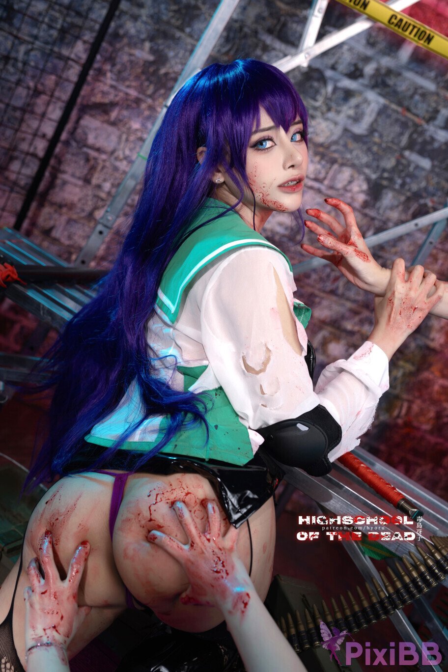 Coser Byoru Saeko Busujima PixiBB.COM 022