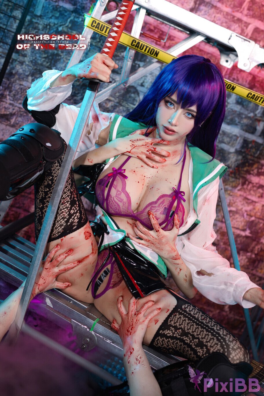 Coser Byoru Saeko Busujima PixiBB.COM 025