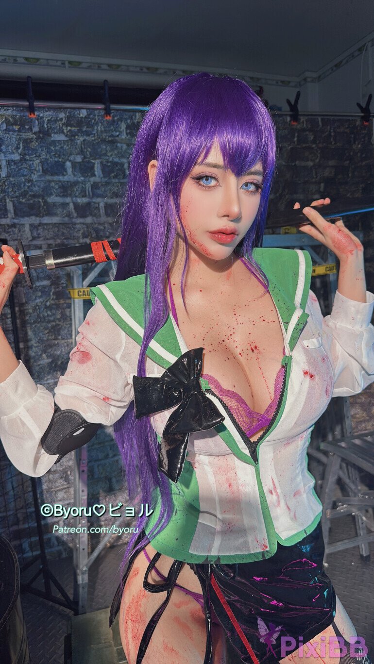 Coser Byoru Saeko Busujima PixiBB.COM 026