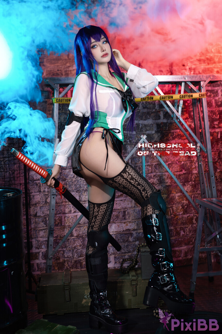 Coser Byoru Saeko Busujima PixiBB.COM 032