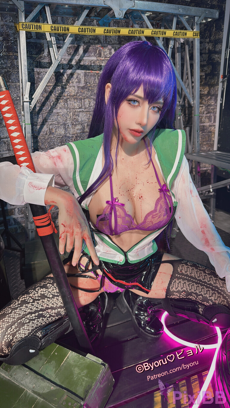 Coser Byoru Saeko Busujima PixiBB.COM 036