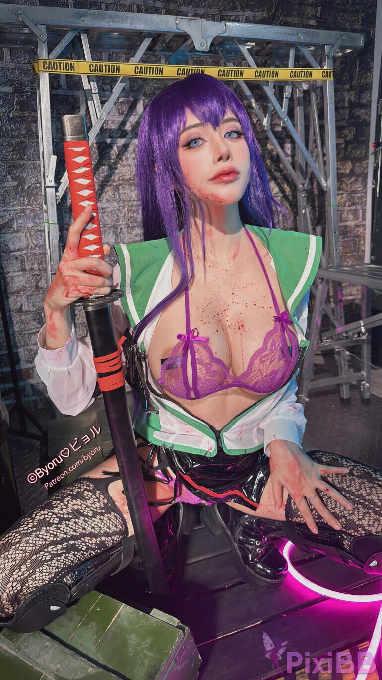 Coser Byoru Saeko Busujima PixiBB.COM 037