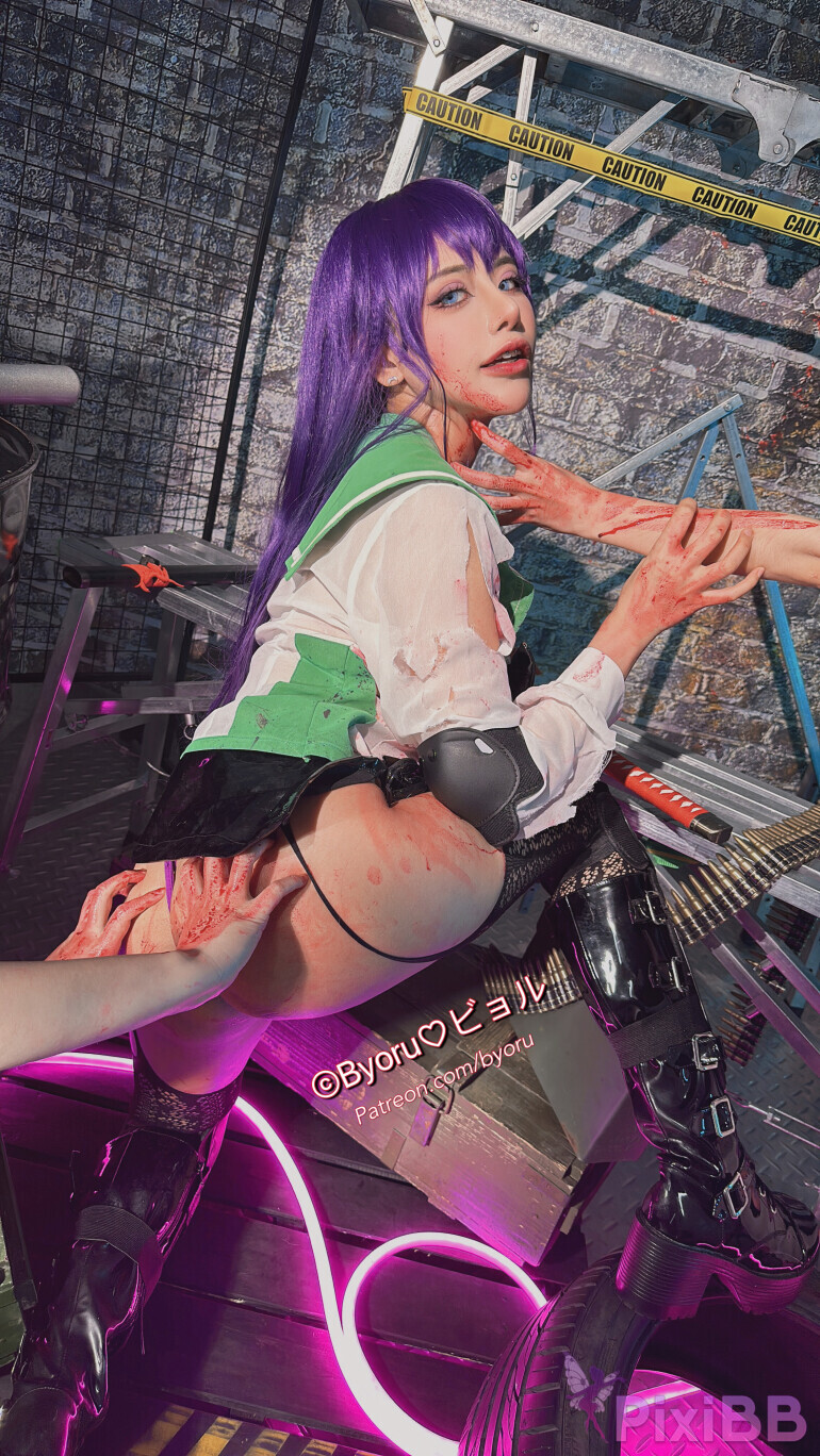 Coser Byoru Saeko Busujima PixiBB.COM 041