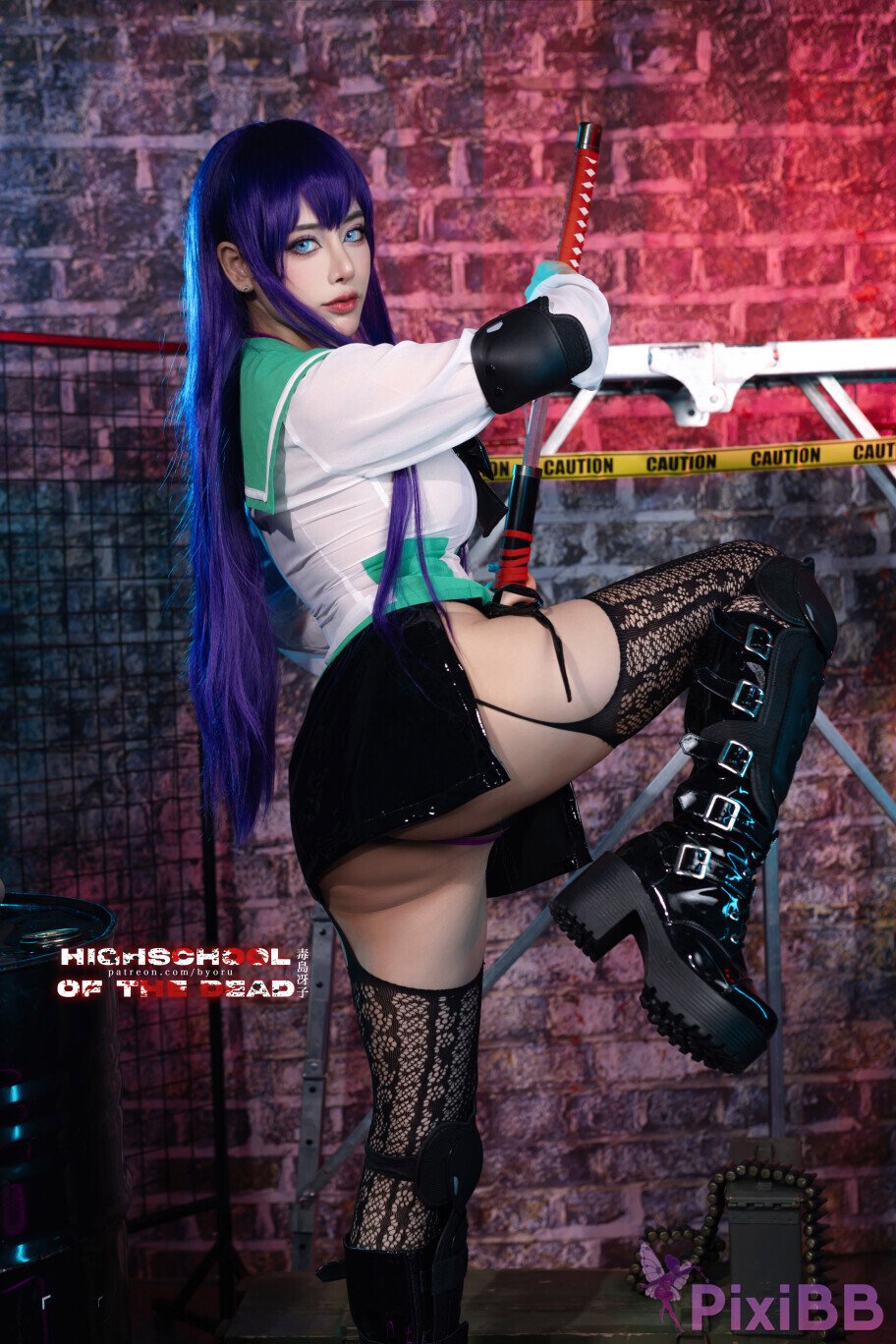 Coser Byoru Saeko Busujima PixiBB.COM 042