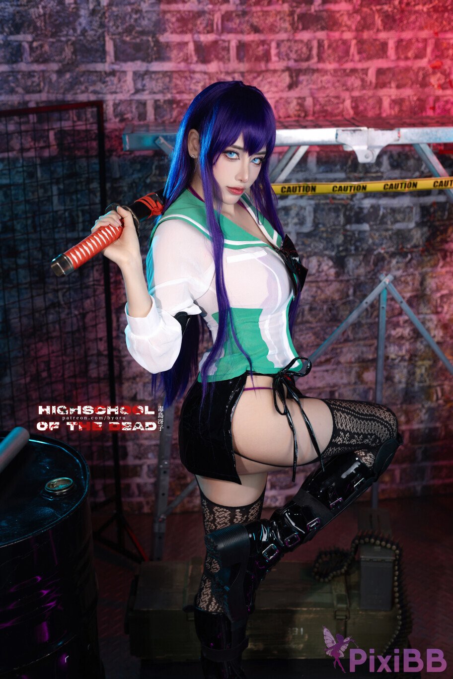 Coser Byoru Saeko Busujima PixiBB.COM 043