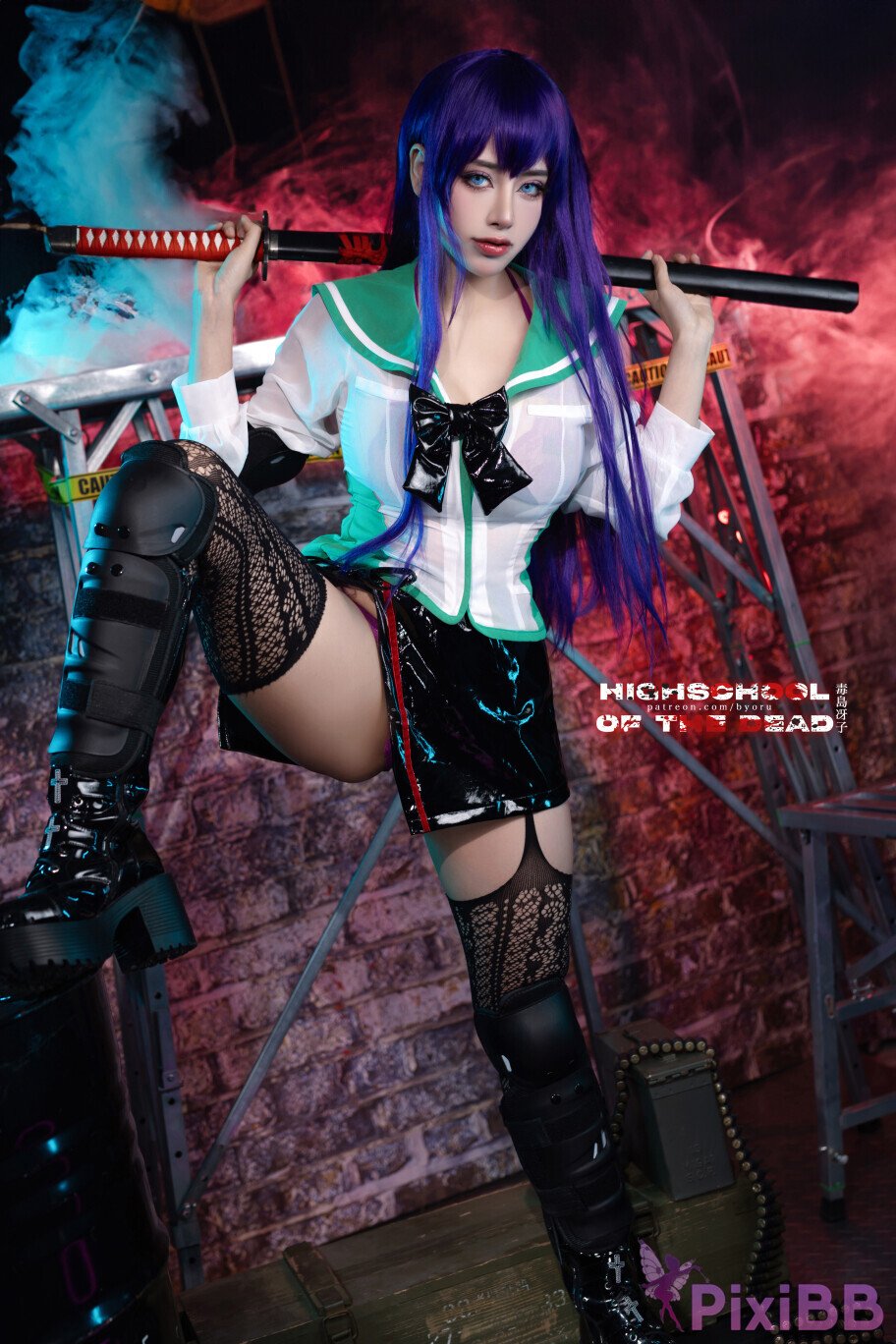 Coser Byoru Saeko Busujima PixiBB.COM 044